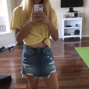 jean skirt (NWOT)